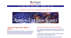 Desktop Screenshot of americanequestrian.com